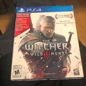 The Witcher  Wild Hunt PS4 game